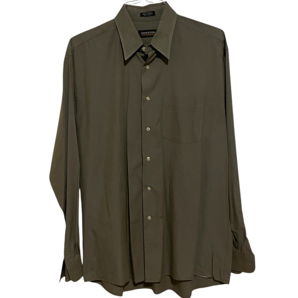 Joseph & Feiss Size 16 Button Down Long Sleeve Shirt